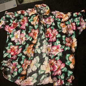 Floral Button-Up Shirt